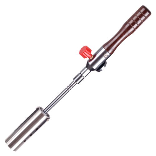 Szétszedhető gázégő fa nyéllel szövet tokban +  1 db EliCo 220g gázpatron  TC Technic UP309-1_60220