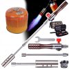 Szétszedhető gázégő fa nyéllel szövet tokban +  1 db EliCo 300g gázpatron 7/16" TC Technic UP309-1_65300