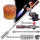 Szétszedhető gázégő fa nyéllel szövet tokban +  1 db EliCo 300g gázpatron 7/16" TC Technic UP309-1_65300