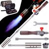 Szétszedhető gázégő fa nyéllel szövet tokban +  1 db EliCo 300g gázpatron 7/16" TC Technic UP309-1_65300