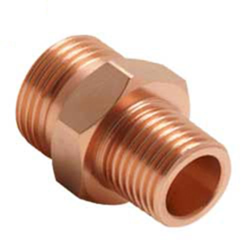 Kétoldali tömlőcsatlakozó (tömlő toldáshoz) M22 külső - M22 külső menettel  Karcher és egyéb magasnyomású mosókhoz 