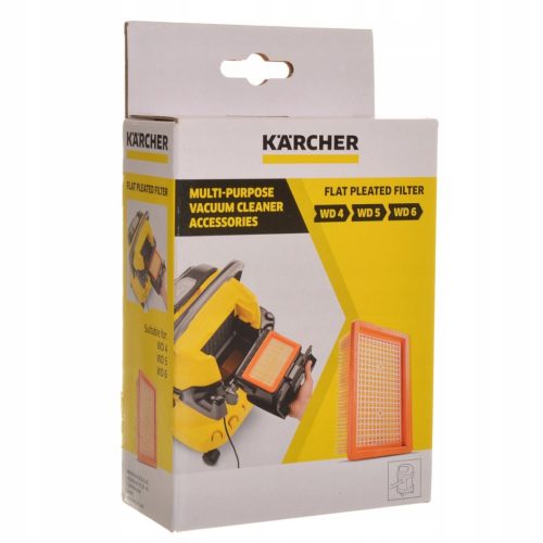 Eredeti Karcher légszűrő WD4, WD5, WD6 száraz/nedves porszívóhoz (2.863-005.0)