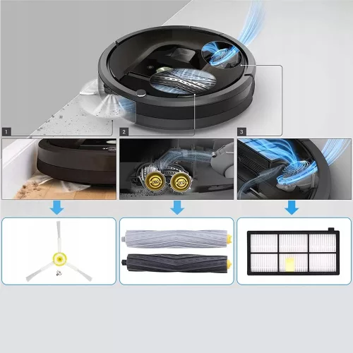 iRobot Roomba felújító csomag (kefe+szűrő) 800-as, 900-as, 980-as