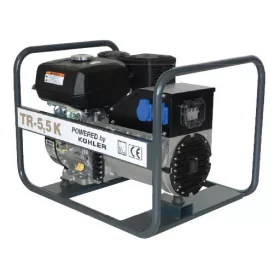   TR-5.5 K Háromfázisú Benzines Áramfejlesztő (5,5 kVA, Kohler CH395 Motor) - Aggregátor Magasnyomású Mosókhoz