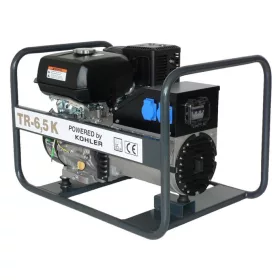   TR-6.5 K Háromfázisú Benzines Áramfejlesztő (6,5 kVA, Kohler CH440 Motor) – Aggregátor Nagynyomású Mosókhoz