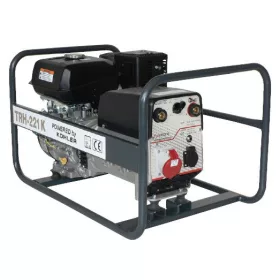   TRH-221 K Háromfázisú Benzines Hegesztő Áramfejlesztő (200A DC, 6.5 kVA, Kohler CH440 Motor) – Aggregátor Ipari Munkákhoz
