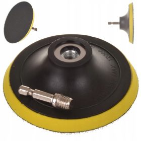   Univerzális tépőzáras korong/tartó polírozáshoz és csiszoláshoz 100 mm átmérővel, M14-es menettel