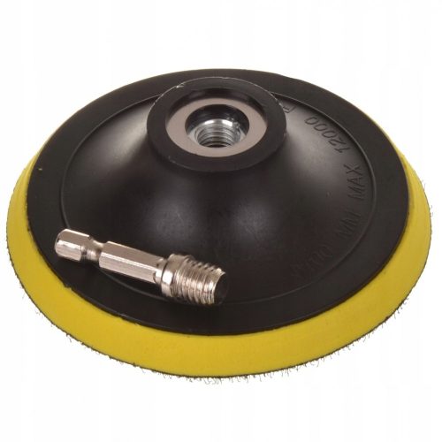 Univerzális tépőzáras korong/tartó polírozáshoz és csiszoláshoz 100 mm átmérővel, M14-es menettel