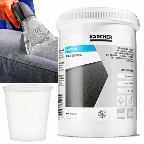 Szőnyegtisztító por szőnyegtisztító gépekhez Karcher RM760 CarpetPRO 800g