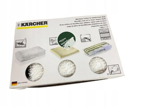 Eredeti Karcher Mikroszálas Padlótörlőkendő Szett (2 db), Kompatibilis: SC 1, SC 2, SC 3, KST 2