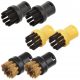 Kefe csomag Karcher SC 1-5 gőztisztítókhoz - 4 db műanyag sörtés, 2 db réz sörtés kefe (2.863-264.0 cikkszám kiváltására)
