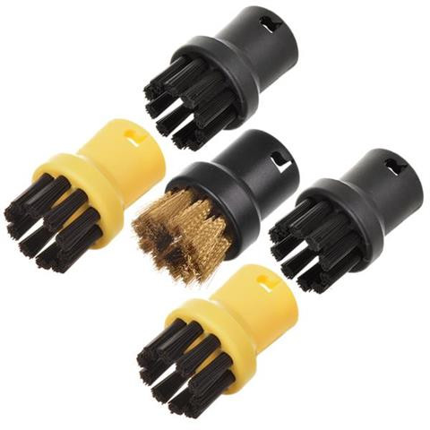 Kefe csomag Karcher SC 1-5 gőztisztítókhoz 1 db réz sörtés, 4 darab műanyag sörtés kefe (2.863-264.0 cikkszám kiváltására)