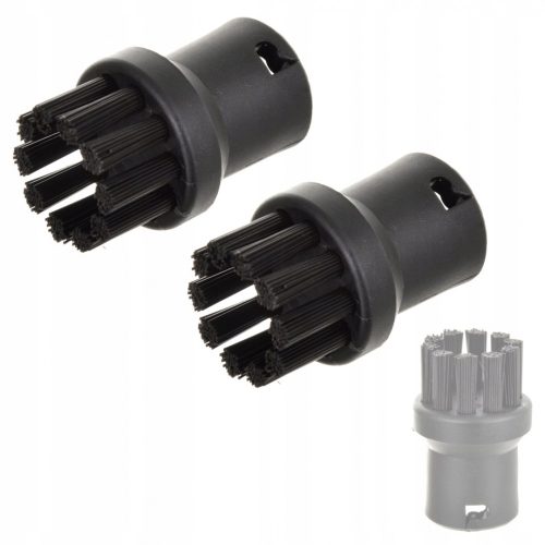 2 db kerek kefe Karcher SC 1-5 gőztisztítókhoz  (2.863-264.0 cikkszám helyettesítésre)