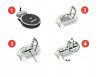 Légiszűrő iRobot Roomba 800/900/980 Szériához Magas Hatékonyságú Részecskeszűrő (HEPA)