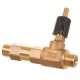 Injektor Kémiai Szelep Professzionális Alkalmazásra 3/8" M-M 1,2 mm Fekete 5-10 liter/perc