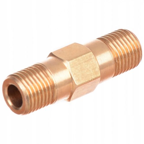 Csatlakozó adapter hablándzsák és habosítók számára 1/4"-1/4" külső menetes hosszú csatlakozással (45 mm) 