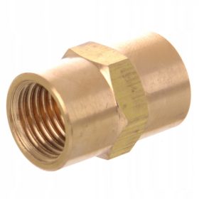   Sárgaréz csatlakozó adapter 1/4" - 1/4" belső menettel