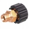 Csatlakozó adapter M22x1,5 mm-es belső menetetről 3/8" külső menetre alakít át (Karcher és Kranzle rendszerekben használatos méretek)