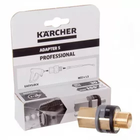   Eredeti Kärcher Adapter 5 - EASY!Lock / M22x1,5 csatlakozó EASY!Force pisztolyokhoz (4.111-033.0)