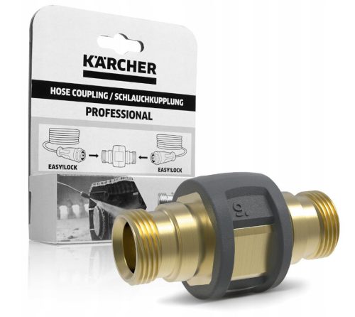 Adapter 9 Easy Lock Force Karcher tömlőcsatlakozó csonk TR22külső menet - TR22 külső menet csatlakozással (4.111-037.0)