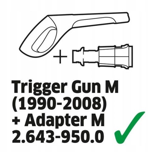 Eredeti Kärcher M-adapter régi pisztolyokhoz és új tartozékokhoz (2.643-950.0)