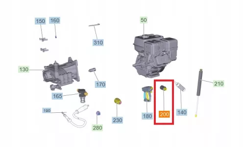 Karcher Forgócsukló M22 menettel, 400 bar
