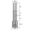 KEW Gyorscsatlakozó dugó, adapter - 1/4" belső menetes csatlakozással Kranzle D12 1347, Rozsdamentes acél anyagból