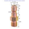 Gyorscsatlakozó aljzat 1/4" csatlakozóval Karcher HD és HDS magasnyomású mosókhoz -1 db