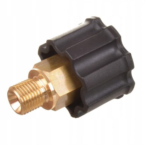 Adapter M22 belső menetről (14mm-es dugóval) 1/4" külső menetre alakít át - Karcher HD HDS magasnyomású mosókhoz