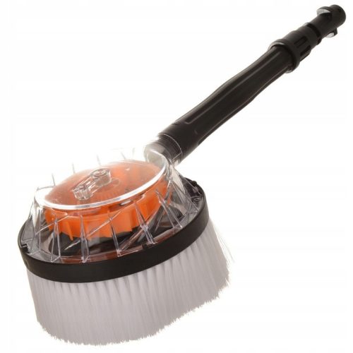 Forgó mosókefe puha sörtékkel, Karcher K2-K7 magasnyomású mosókhoz, bajonett csatlakozással