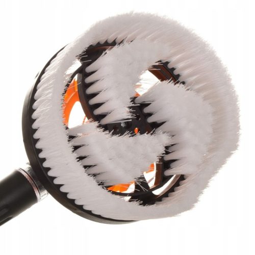 Forgó mosókefe puha sörtékkel, Karcher K2-K7 magasnyomású mosókhoz, bajonett csatlakozással