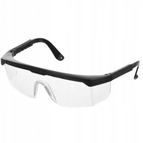   Szemvédelem Fúvóka Nélküli Állítható Homályos Védőszemüveg Homokfúváshoz, Polikarbonát, Átlátszó Lencse