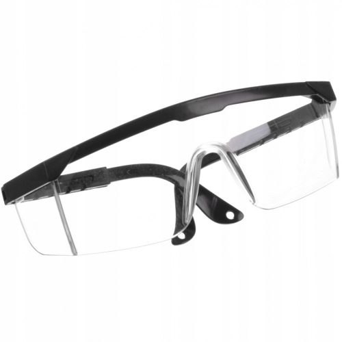 Szemvédelem Fúvóka Nélküli Állítható Homályos Védőszemüveg Homokfúváshoz, Polikarbonát, Átlátszó Lencse