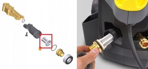 Karcher HD 4/11 5/12 5/13 5/15 5/17 6/13 6/15 6/16 8/18 7/14 7/16 7/17 8/18 vízszűrő betét magasnyomású mosókhoz(5.731-059.0)