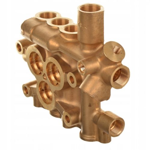 Szivattyúfej KARCHER HDS 558, 601, 698 C/C ECO/CS magasnyomású mosókhoz (4.550-459.0)  14 mm-es dugattyúhoz