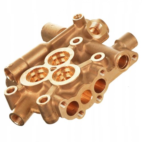 Szivattyúfej KARCHER HDS 558, 601, 698 C/C ECO/CS magasnyomású mosókhoz (4.550-459.0)  14 mm-es dugattyúhoz