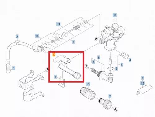 Karcher K2 Vízcsatlakozó Nyomócsonk (4.063-783.0)
