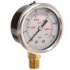 Nyomásmérő 1/4" Csatlakozással, 315 Bar, 50 mm, Alsó Rögzítéssel Magasnyomású Mosókhoz