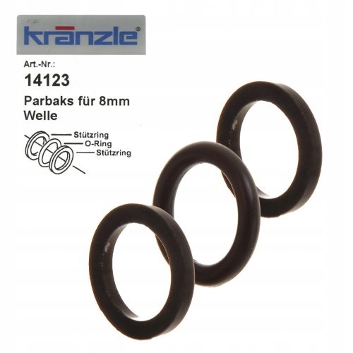 Eredeti Kranzle PARBAKS Javítókészlet 16 mm-es O-gyűrűvel és Tömítésekkel (11 mm) - 13.159