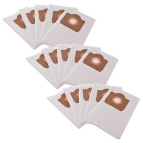   Szintetikus mikroszálas porzsák csomag Bosch GAS-15, GAS-20 és Makita VC2512L porszívókhoz (15 darab)