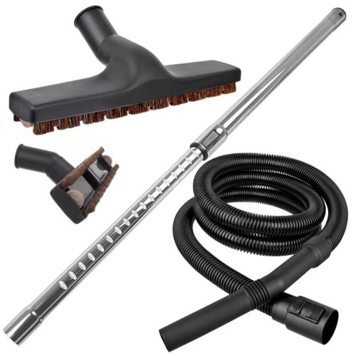 Eredeti KARCHER gégecső 2m, finom sörtés padlófej, DN35 teleszkópos cső 95cm Karcher NT, MV2, MV3, WD, SE, A, WD2, WD3, WD4, WD5, WD6 sorozaú porszívókhoz (9.776-291.0 cikkszám kiváltására)