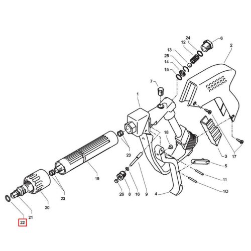 O-gyűrű FPM 9.3 x 2.4 tömítés alátéthez, lándzsához, pisztolyhoz, dobhoz (KRANZLE 13.273 / 13.273-5 cikkszámok kiváltására)