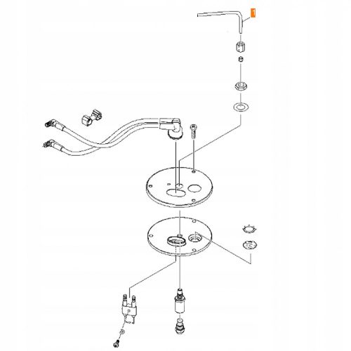 Üzemanyagvezeték cső KARCHER HDS 13/20 10/20 8/18 9/18 11/18 8/17 7/12 12/18 magasnyomású mosókhoz (5.423-347.0)