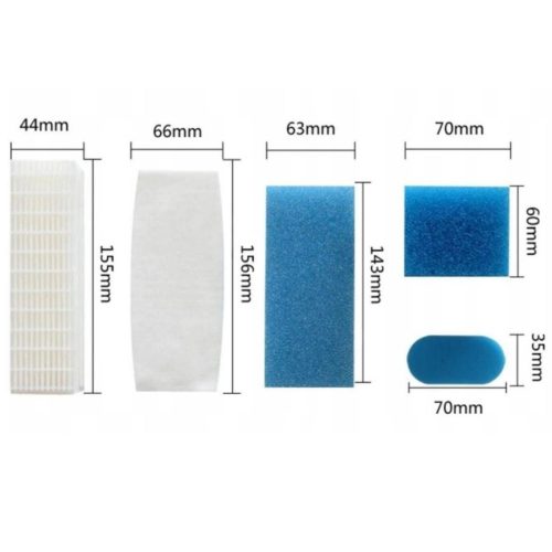 Szűrőkészlet + 5x mikroszálas porzsák THOMAS Genius Twin TT T2 T1 ORCA porszívókhoz (Thomas 787243 cikkszám kiváltására)