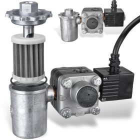   Komplett üzemanyagszivattyú Karcher HDS mosókhoz (24V, bal forgásirány, szűrő, tekercs, mágnesszelep - 6.472-925.0 helyettesítésére)