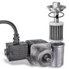 Komplett üzemanyagszivattyú Karcher HDS mosókhoz (24V, bal forgásirány, szűrő, tekercs, mágnesszelep - 6.472-925.0 helyettesítésére)