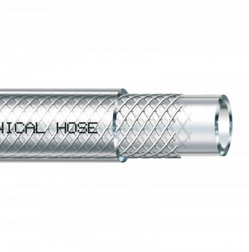Erősített technikai PVC tömlő 16x3 mm – Méterre vásárolható, professzionális minőség