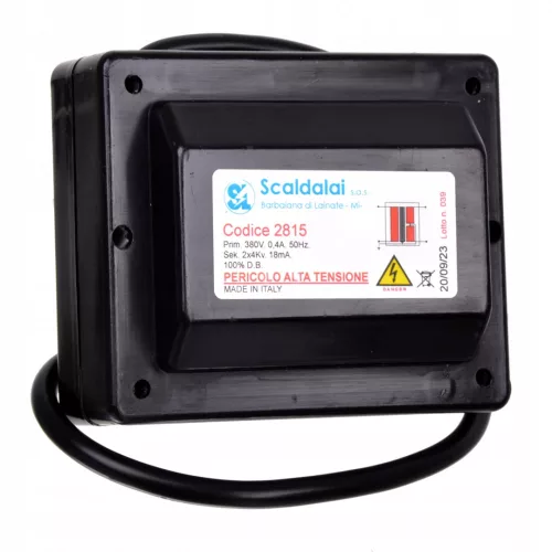 Eredeti nagyfeszültségű gyújtótranszformátor - 230V 2x4000V 18mA - Karcher HDS, Kranzle, Ehrle, Nilfisk Alto magasnyomású mosókhoz