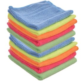   Mikroszálas törlőkendő csomag 30x30 cm, 220g/m², 10 db - Javasolt részletes autóápoláshoz