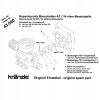 Eredeti javítókészlet, tömítéskészlet 14 mm-es dugattyúhoz Kranzle (43.060) és Karcher HD 10/120, HD 7/120 magasnyomású mosókhoz